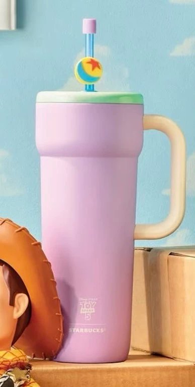 Purple straw cup 710ml