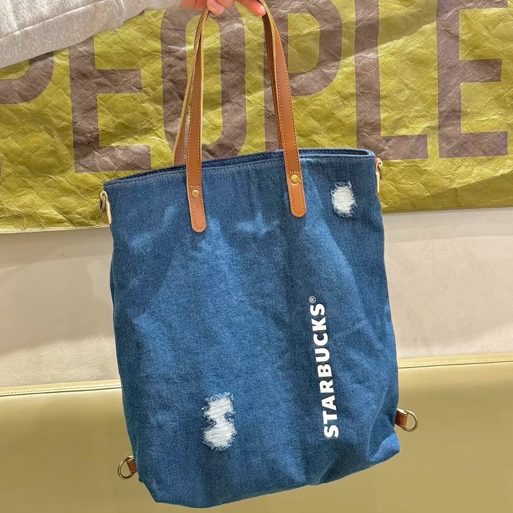 Denim Star Coffee Backpack