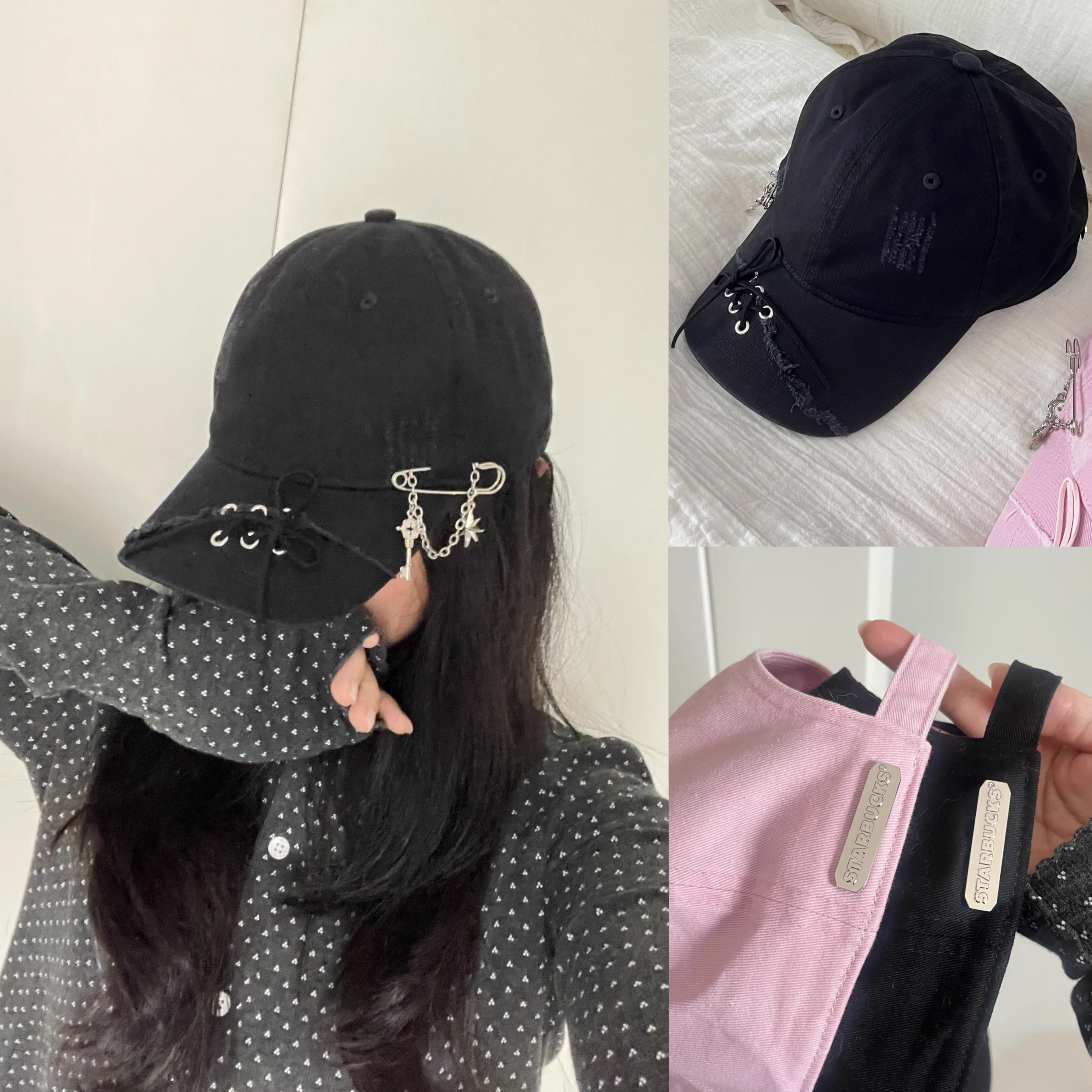 Black Punk Ballet Series Baseball Cap