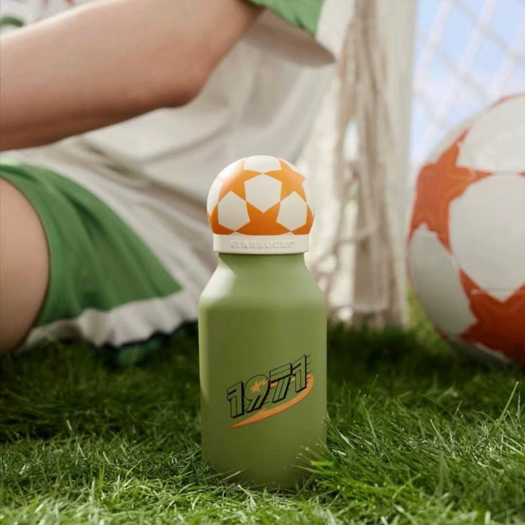 295ml Compact Stainless Steel Football Mug