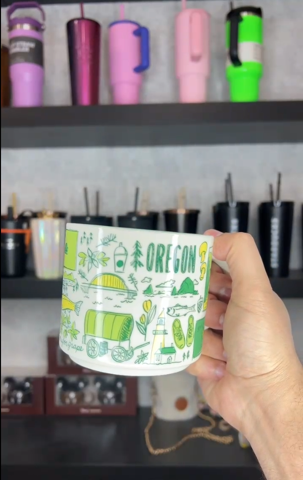 Oregon mug from starbucks