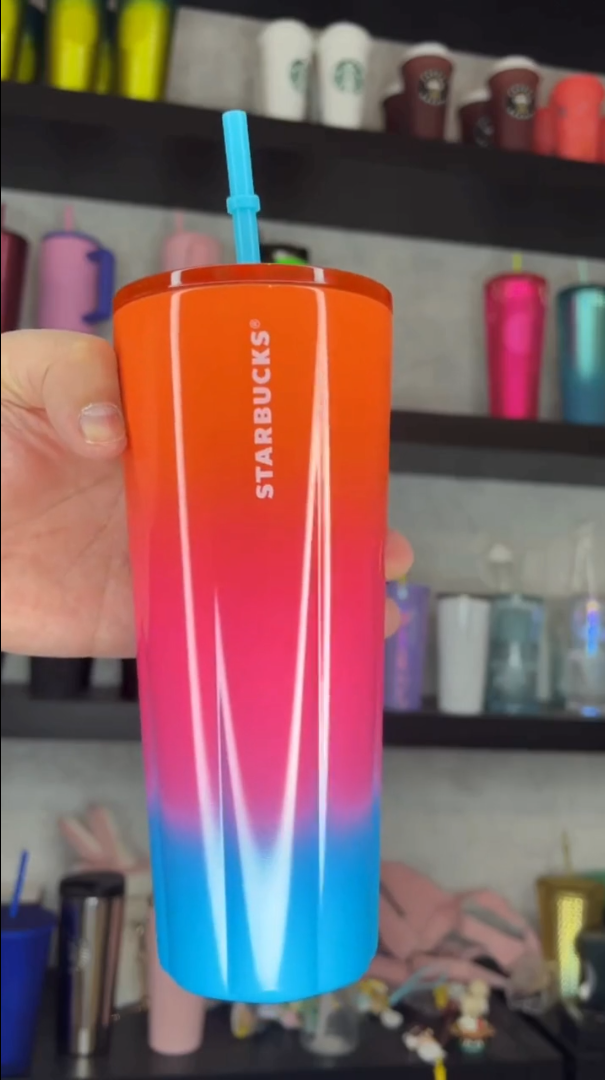 Cute Variant color red cold cup from starbucks