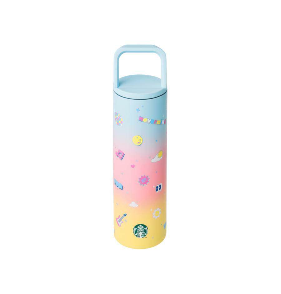 Starbucks Korea 2026 Summer Blue Series - 473ml stainless steel cup with handle