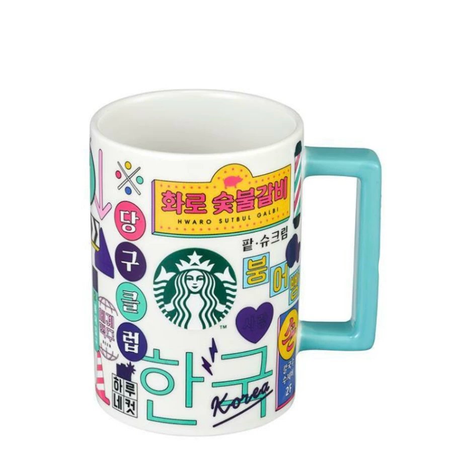 Korea Festival mugs - 414ml heat-sensitive mug