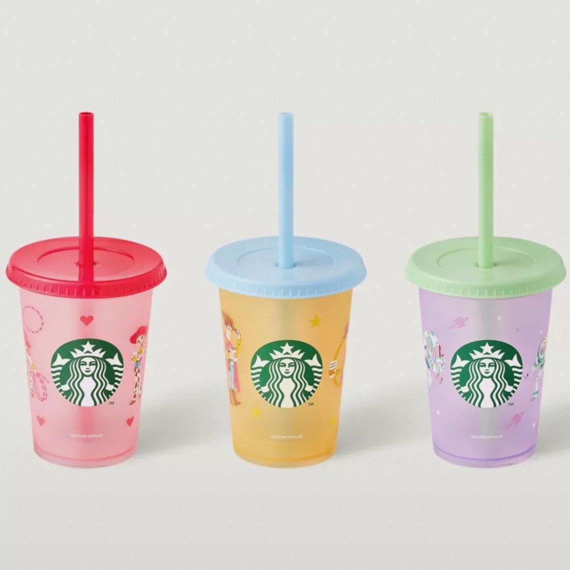 Three eco-friendly cups, 237 ml each