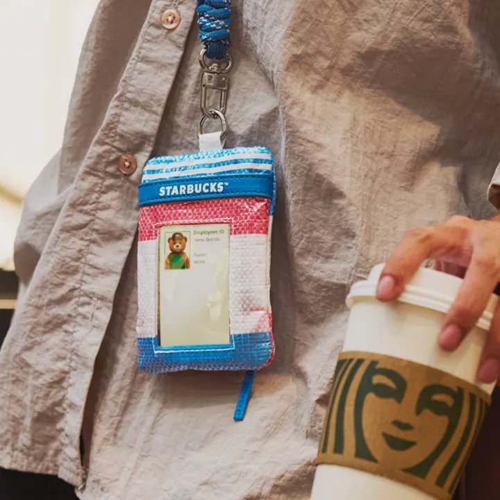 Retro Colorways Cardholder Lanyard