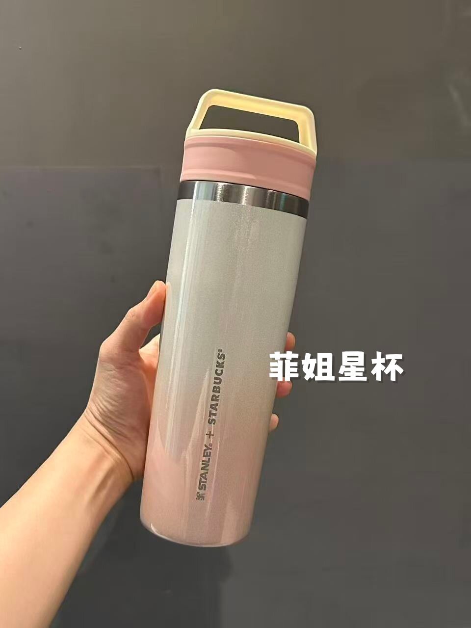 Stainless steel handle thermos cup