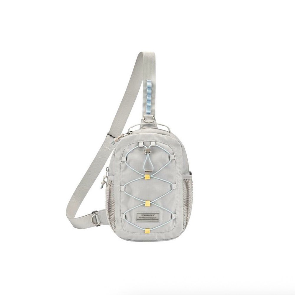 gray crossbody bag