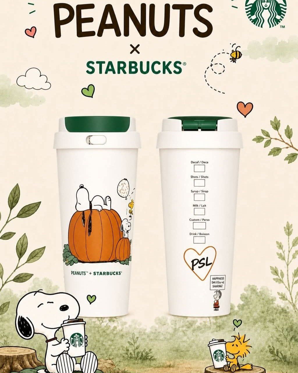 Peanuts Snoopy Stainless Steel Mug, 473ml