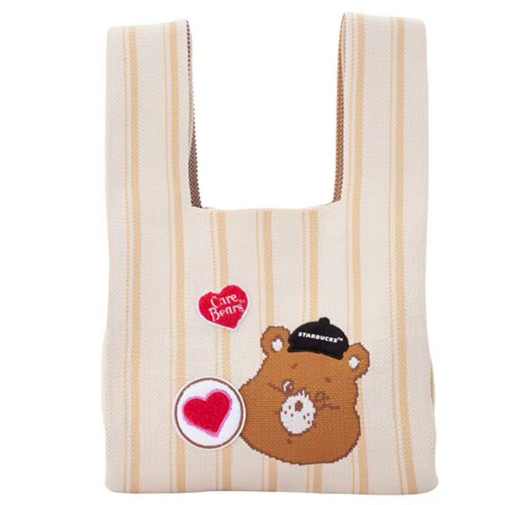 CareBears Collaboration Gentle Bear Knitted Tote Bag