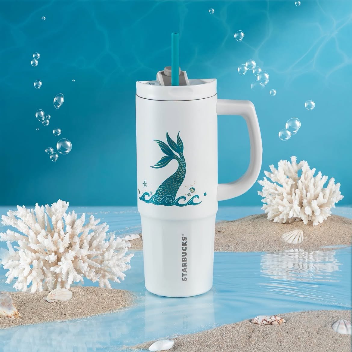 Starbucks Stainless Steel Siren the Muse Tail Cold Cup 24oz