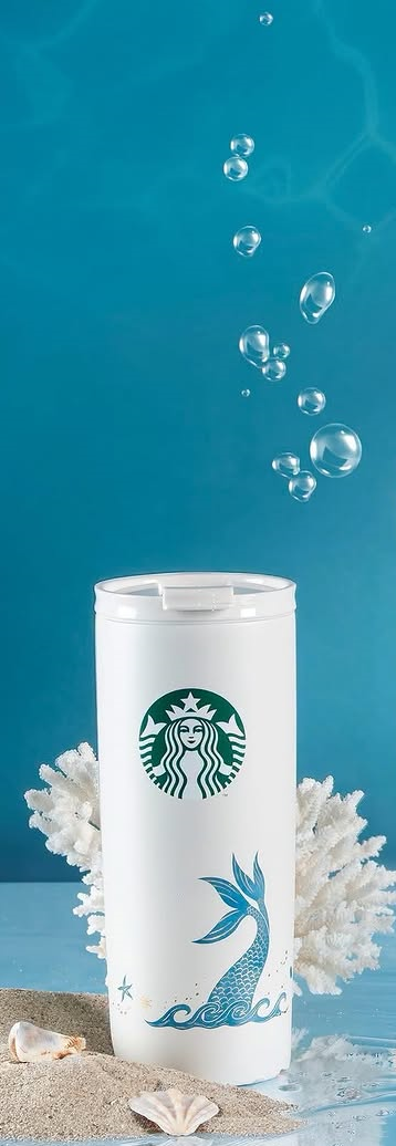Starbucks Stainless Steel Siren the Muse Tail Tumbler 17.5oz