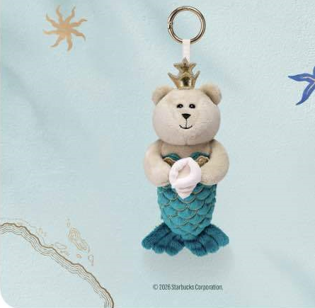 Starbucks Siren the Muse Mini Bearista Keychain